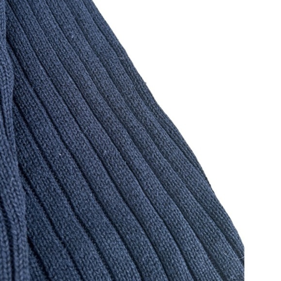 90’s AEROPOSTALE NAVY BLUE WHITE STRIPE LONG SLEEVE SWEATER, SIZE XL - Picture 4 of 4